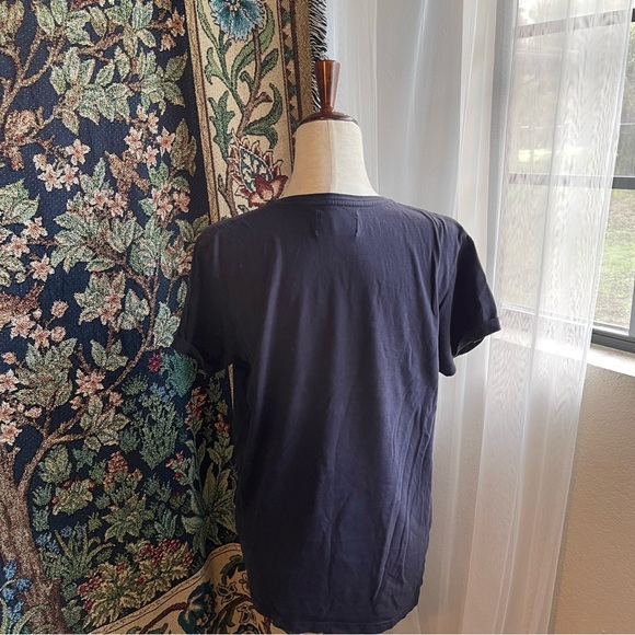 Cotton On Vintage Style Monument Valley T Shirt Navy Blue x Red - Picture 4 of 4